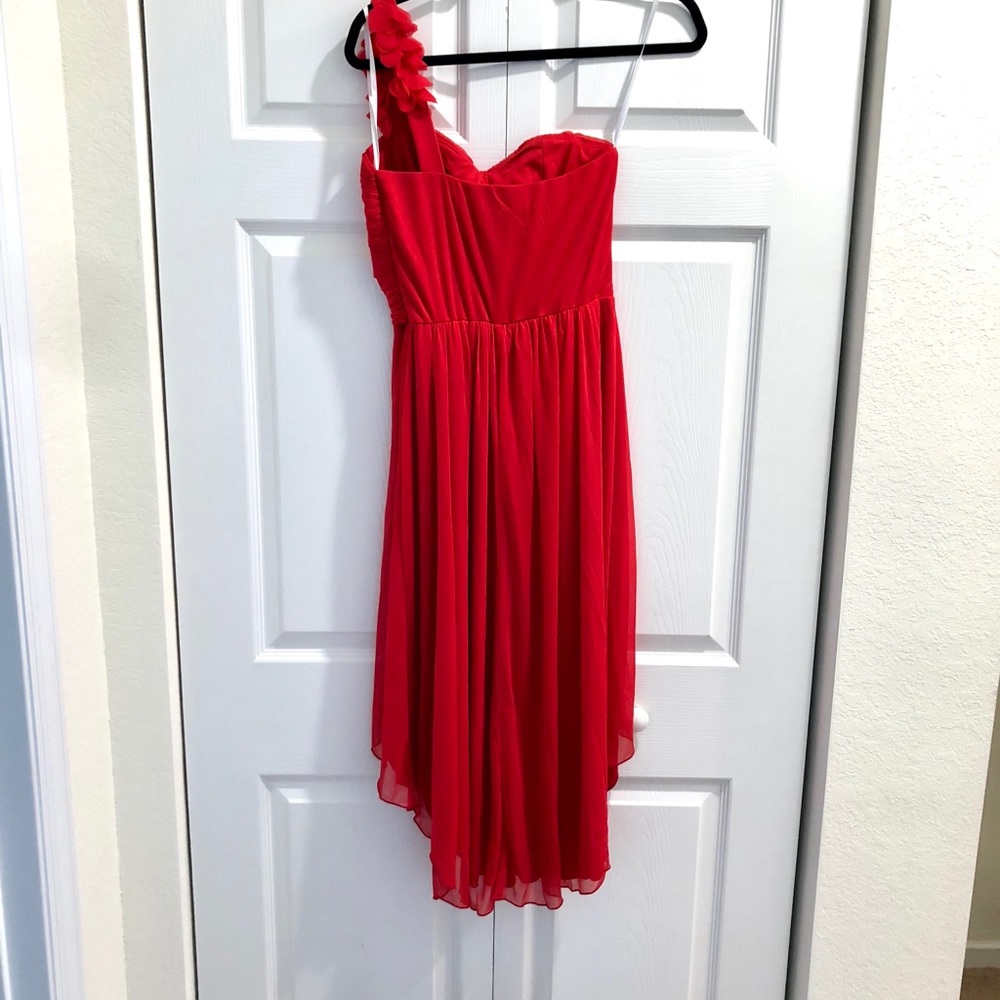 One Shoulder High-Low Dress - Picture 3 of 3